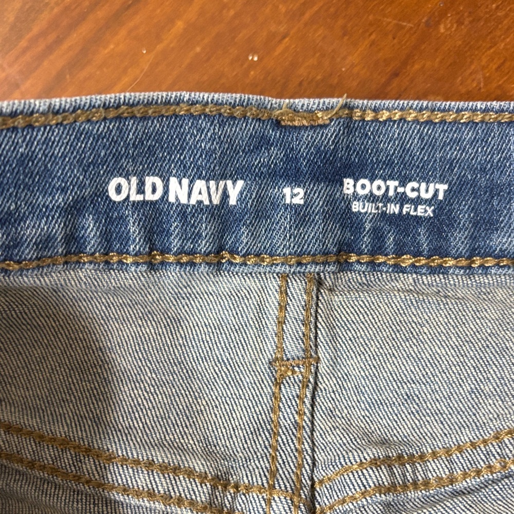 Boys Old Navy Light Blue Denim Pants 12R